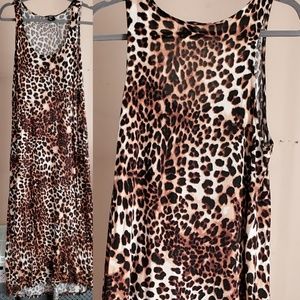 H&M Tshirt Leopard Maxi